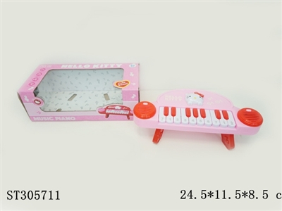 HELLO KITTY 灯光音乐琴/二色 - ST305711