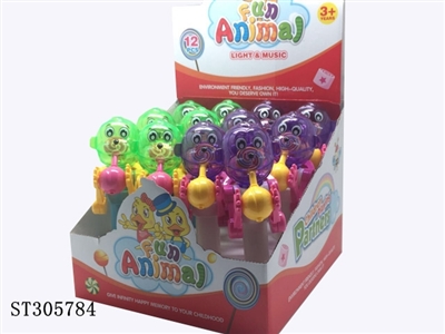 灯光音乐猴/12PCS - ST305784
