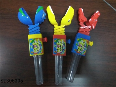 ELASTIC ANIMAL CANDY TOY (MIXED 3 COLORS) - ST306305