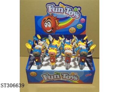 MASCOT WITH CYMBALS CANDY TOY - ST306639