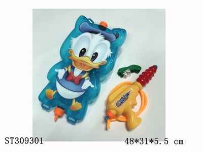 TRANSPARENT PULL TYPE BACKPACK WATER GUN SET - ST309301