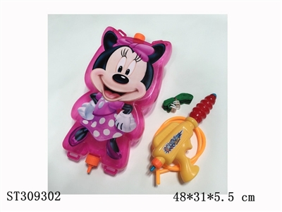 TRANSPARENT PULL TYPE BACKPACK WATER GUN SET - ST309302
