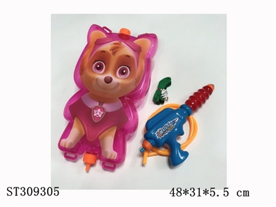 TRANSPARENT PULL TYPE BACKPACK WATER GUN SET - ST309305