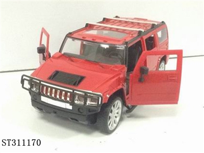 1:12仿真悍马惯性车可开门 - ST311170