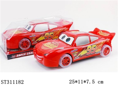 汽车总动员惯性车3代（26CM）(明轮IC音乐4灯双闪 - ST311182