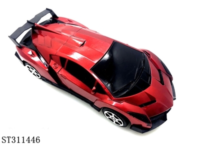 1：18兰博基尼喷漆仿真惯性车/红/蓝/银灰/三色混装 - ST311446