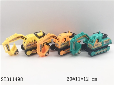 惯性工程车/绿、黄、橙 - ST311498