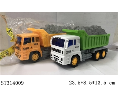 自卸车载石头惯性工程车 - ST314009