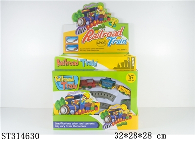 WIND-UP RAILCAR/6PCS - ST314630