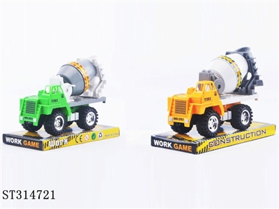 惯性工程搅拌车实色 - ST314721