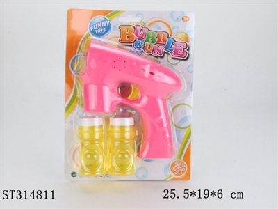 实色灯光全自动泡泡枪 - ST314811