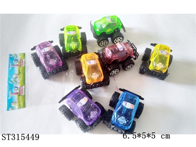 越野透明回力警车 - ST315449