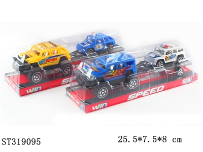 惯性车拖悍马警车 - ST319095