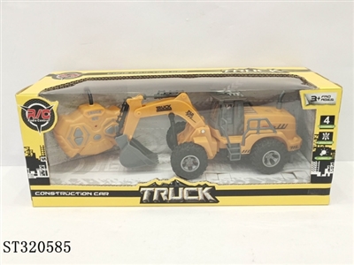 （新）四通遥控灯光工程车 - ST320585