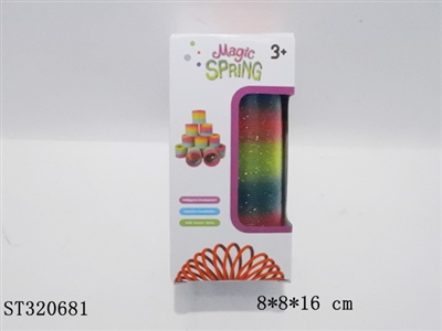 圆形闪片色彩虹圈 - ST320681