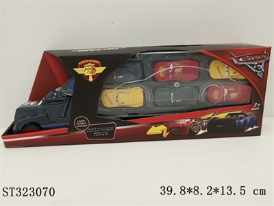 手提礼盒货柜滑行拖头车3色总动员 - ST323070