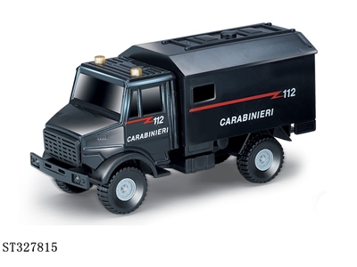 1:64滑行合金警车消防工程系列 - ST327815