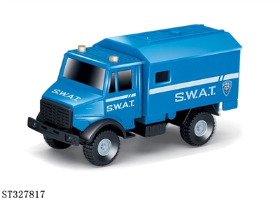 1:64滑行合金警车消防工程系列 - ST327817