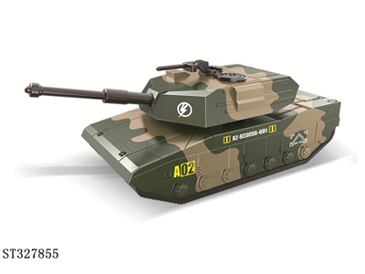 1：64滑行合金军事车 - ST327855