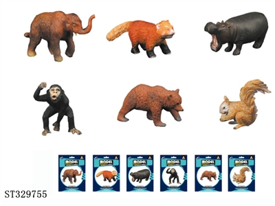 WILD ANIMAL (MIXED 6 KINDS) - ST329755