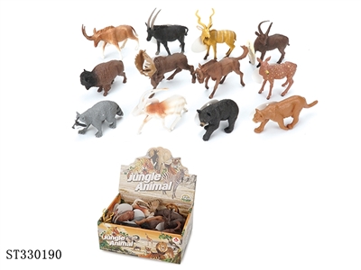 12只5寸野生动物盒装 - ST330190