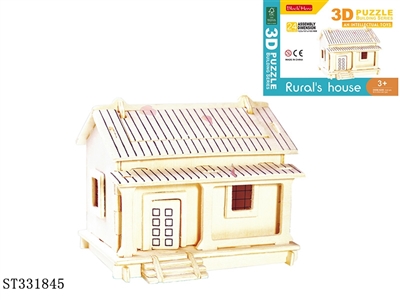 3D山间木屋 24PCS - ST331845