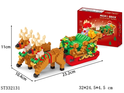 CHRISTMAS SERIES BUILDING BLOCKS /2000PCS - ST332131