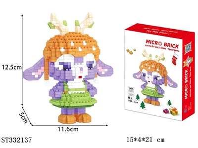 CHRISTMAS SERIES BUILDING BLOCKS /760PCS - ST332137