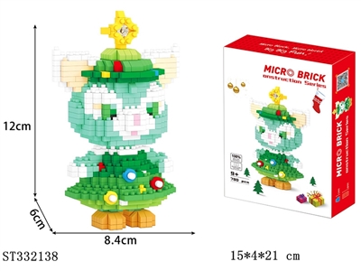 CHRISTMAS SERIES BUILDING BLOCKS /780PCS - ST332138