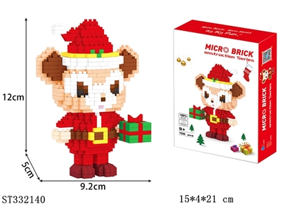 CHRISTMAS SERIES BUILDING BLOCKS /760PCS - ST332140