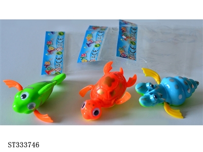 WIND-UP SWIMMING TOYS (3 KINDS/CARD) - ST333746