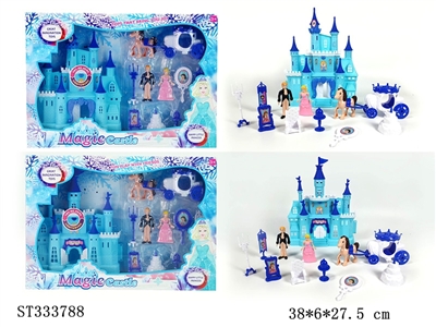 CASTLE TOYS SET WITH LIGHT AND MUSIC (BATTERIES INCLUDED) - ST333788