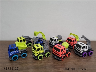 合金回力工程车 - ST334137