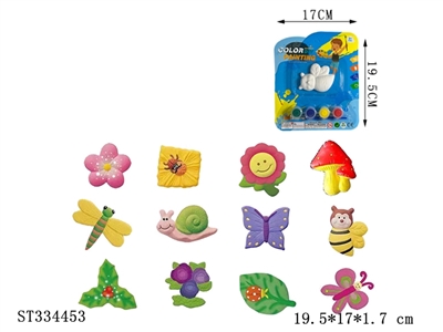 多款石膏彩绘套装 昆虫/植物【英文包装】 - ST334453