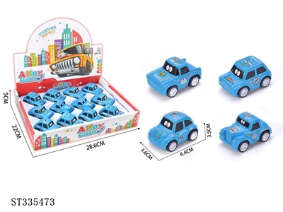 合金卡通回力车 - ST335473