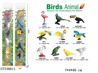 10 MINI BIRDS A/B - ST336611