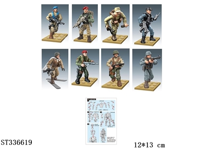 Building block military model - ST336619