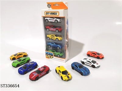 Alloy Huili Racing 5 Sets 8 Random Mix - ST336654