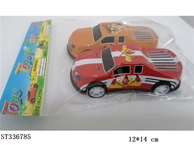 2只装合金铁皮皮卡回力车1：56 - ST336785