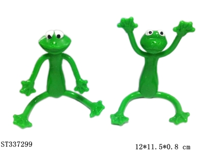 12cm铁丝青蛙铁线青蛙 塑料【英文包装】 - ST337299