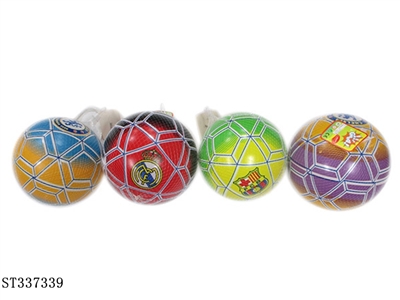 4款式队标充气球 9寸 【英文包装】 - ST337339