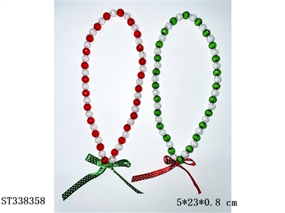 圣诞饰品串珠项链 - ST338358