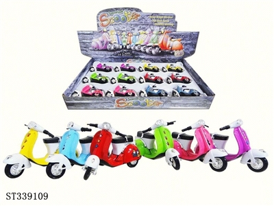 6色合金女色摩托车 - ST339109