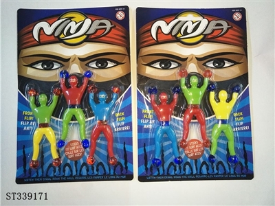 Wall climbing Ninja three color people - ST339171