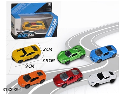 1:60赛车回力合金车 - ST339291