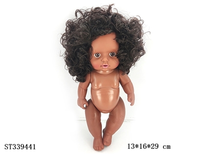 12 INCH BLACK DOLL CAN DRINK AND PEE - ST339441
