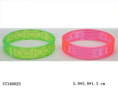 Plastic bracelet 12PCS 1 bag - ST340025