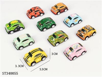 5.5cm Huili tin car Beetle - ST340055