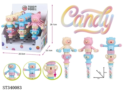 Press dumbbell face change/display box 12 (sugar play) - ST340083