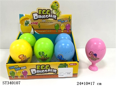 SOUND-LIGHT DINOSAUR EGGS - ST340107